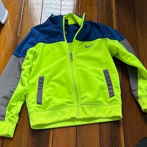 Nike Bright Green and Navy Jacket